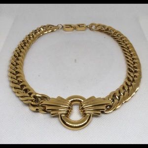 Vintage Givenchy, 1977, Rococo Style Gold Necklace, Stunning